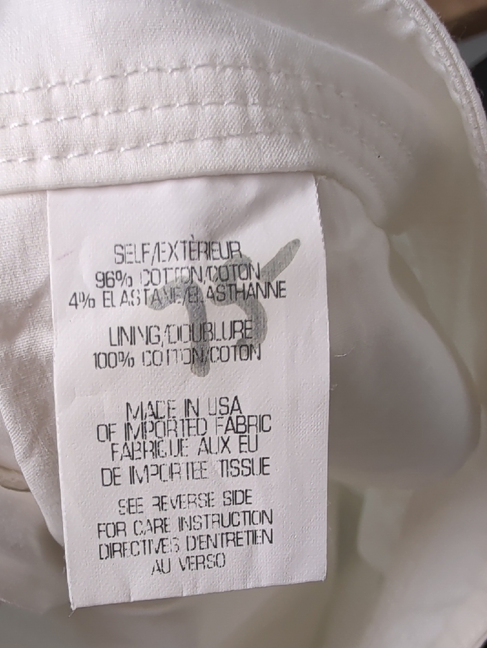 Theory White Skirt with Branded Waist Tag - Picture 4 of 8